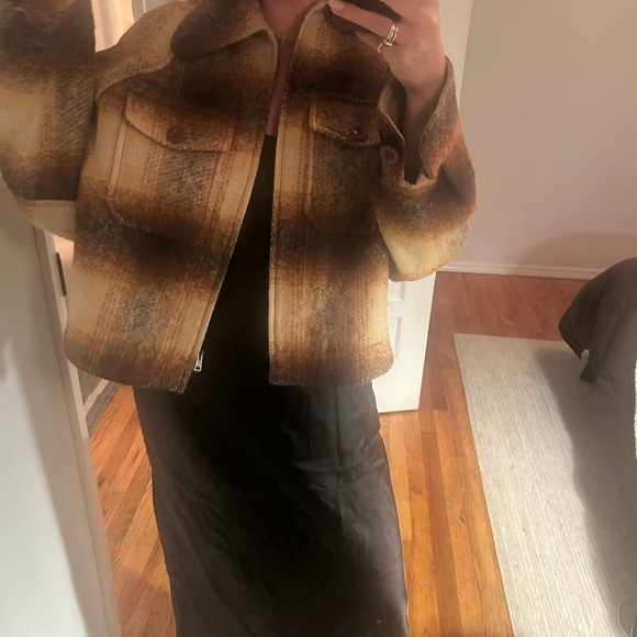 2018 CHLOE plaid jacket size 34 — oversize fit up to size 40 - Picture 3 of 7